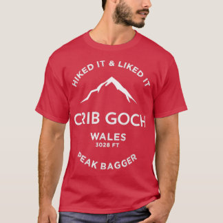 Crib Goch Wales Hiking T Shirt