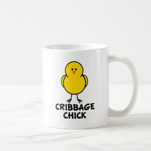 Cribbage chick kaffemugg