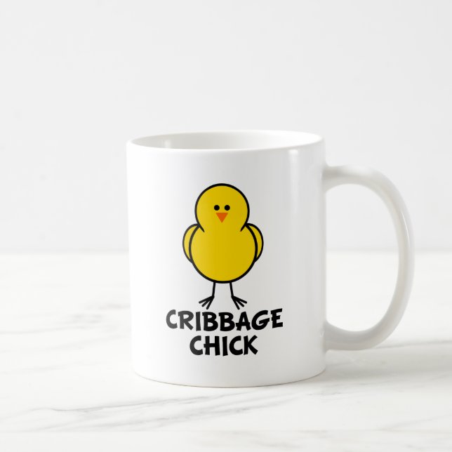 Cribbage chick kaffemugg (Höger)