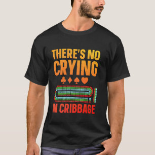 Cribbage-design för män och kvinnor Cribbage-spela T Shirt