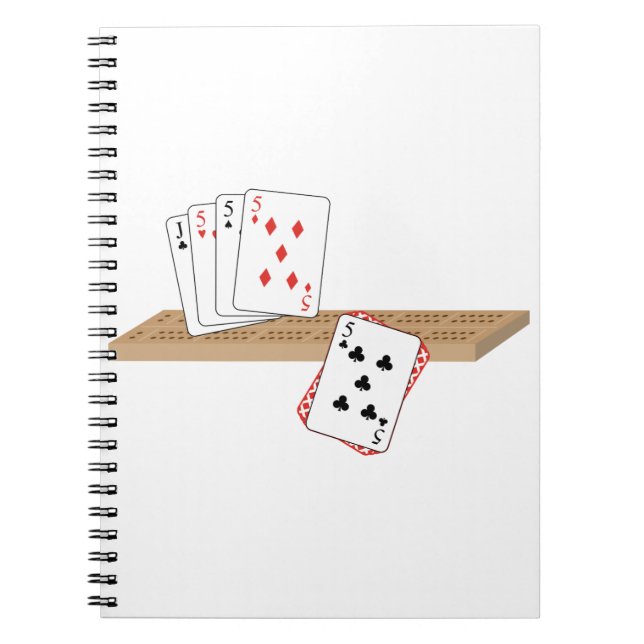 Cribbage Hand Anteckningsbok (Framsidan)