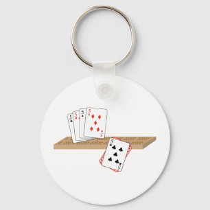 Cribbage Hand Nyckelring