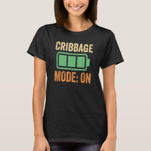 Cribbage-läge På Batteridesign T Shirt