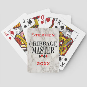 Cribbage Master Personlig Spelkort