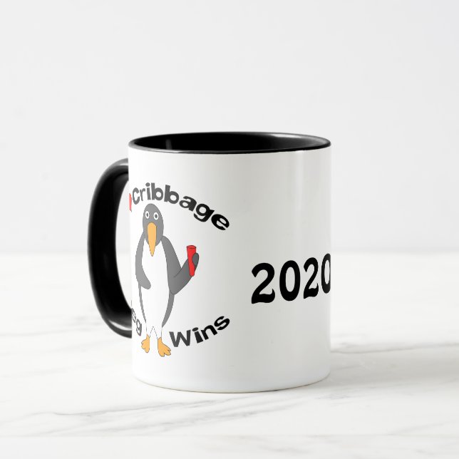 Cribbage Peg Wins Mugg (Framsida vänster)