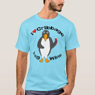 Cribbage Peg Wins T Shirt