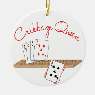 Cribbage Queen Julgransprydnad Keramik