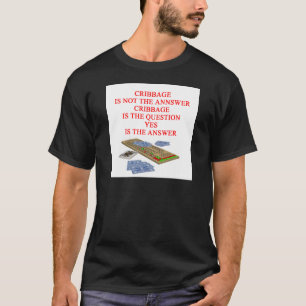 CRIBBAGE-skämt T-shirt