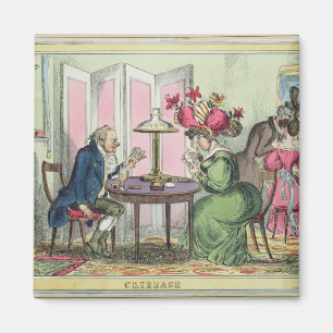Cribbage som publiceras av Thomas McLean, London Magnet