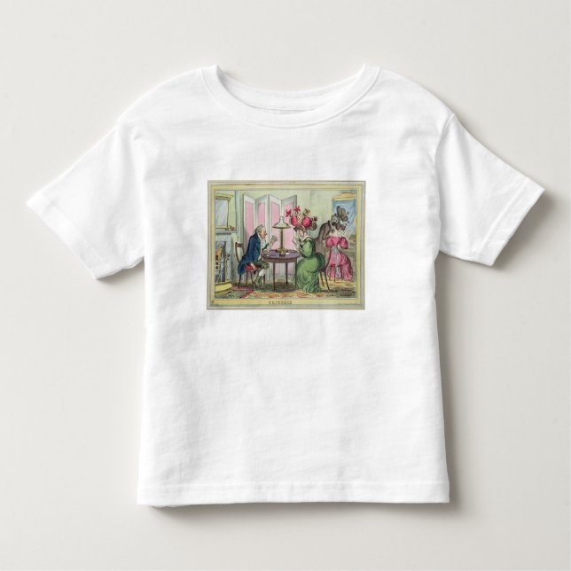 Cribbage som publiceras av Thomas McLean, London Tee Shirt (Framsida)