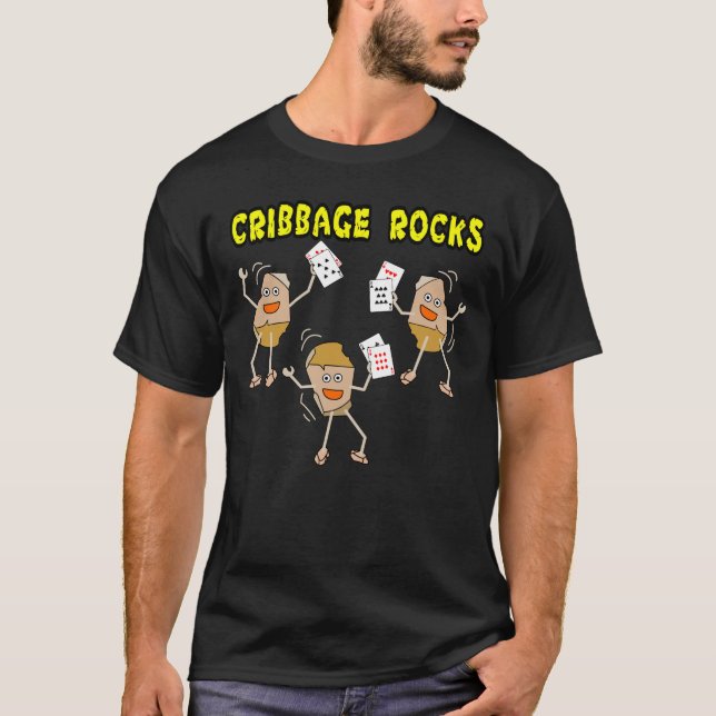 Cribbage Sten T Shirt (Framsida)