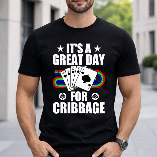 Cribbagebräde för cribbagekortspelsspelare Roligt T Shirt (Skapare uppladdad)
