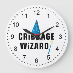 Cribbing Wizard Stor Klocka