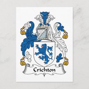 Crichton familjevapen vykort