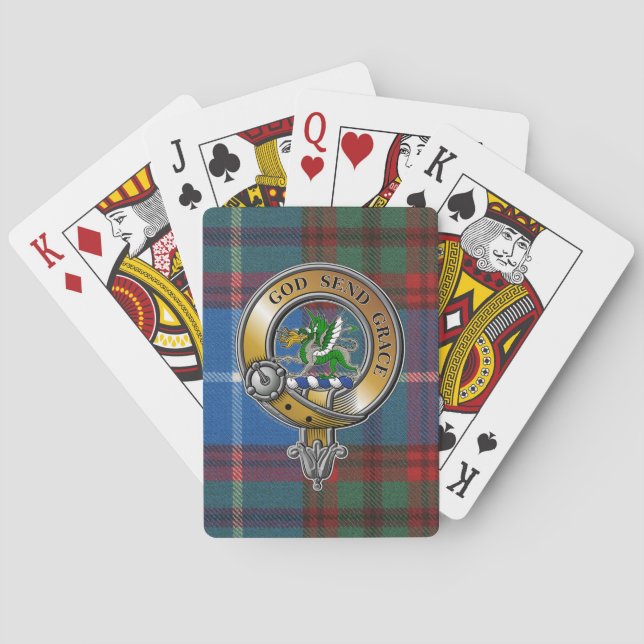 Crichton Tartan & Badge Casinokort (Baksidan)