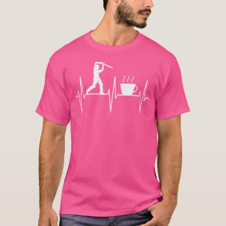 Cricke Coffee Älskare Cricketer Cricket Player T Shirt