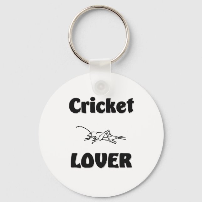 Cricket Älskare Nyckelring (Framsida)