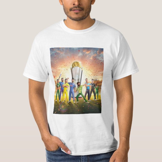 Cricket älskare t shirt (Framsida)