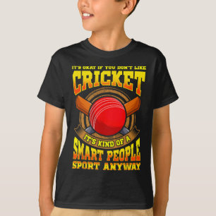 Cricket är en smart folkidrott Världsmästerskap T Shirt