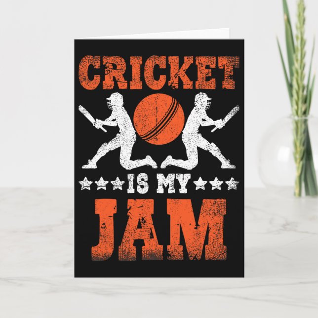 Cricket är min grej Cricket  Kort (Framsida)