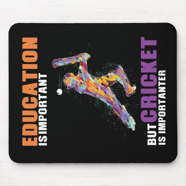 Cricket är viktig ägare Gift, Funny, Perfekt Musmatta (Framsidan)