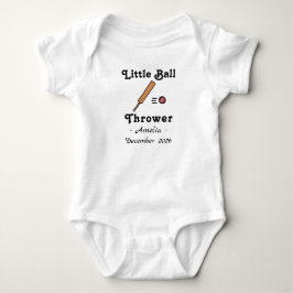 Cricket Baby Shower Liten Bollkastare Cricketskytt T Shirt