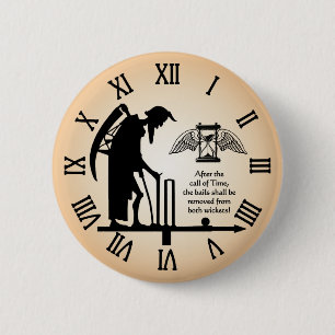 Cricket Badge Knapp