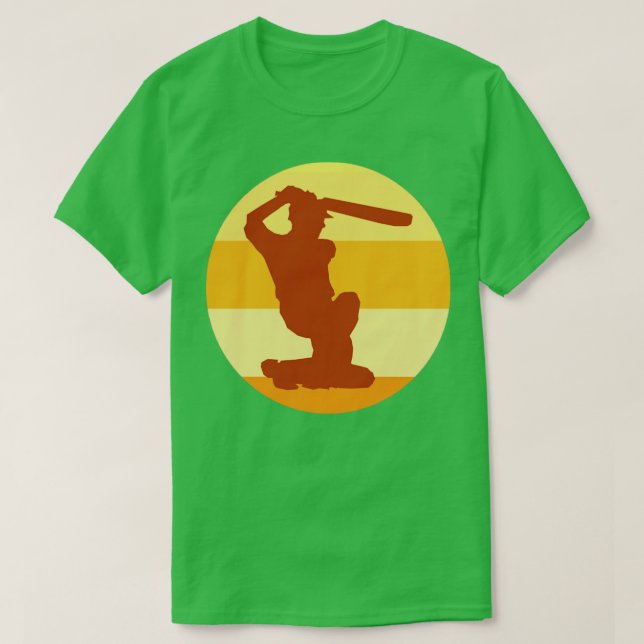 Cricket Batsman Design för Cricket Batsmen T Shirt (Design framsida)