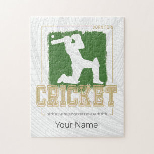 Cricket Batsman Vintage Pitcher Player Coach Pussel