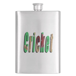 Cricket Bild Logotyp, klassisk höftkolv Fickplunta