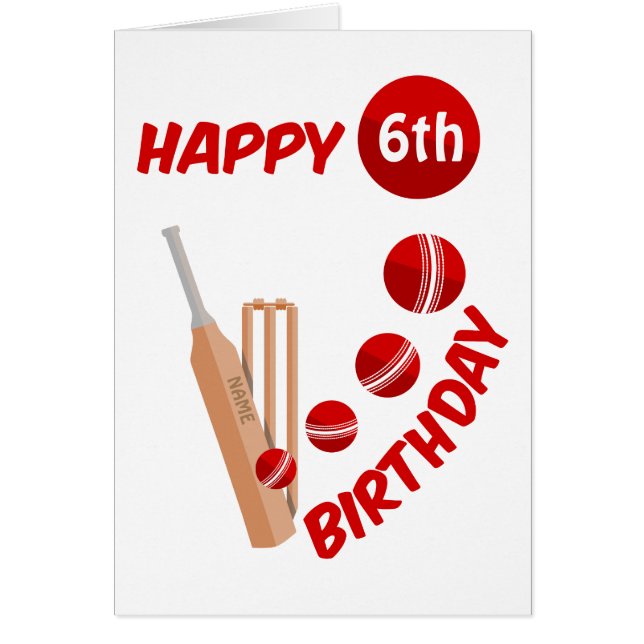 Cricket Birthday OBS Kort (Framsidan)