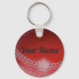 Cricket Boll Nyckelring med ditt namn