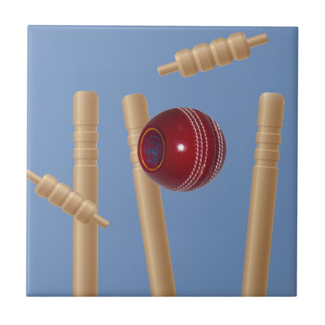 Cricket Boll och påsarna. Kakelplatta (Framsidan)