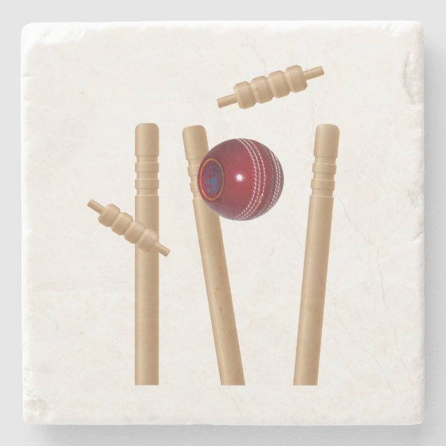 Cricket Boll och påsarna. Stenunderlägg (Framsidan)