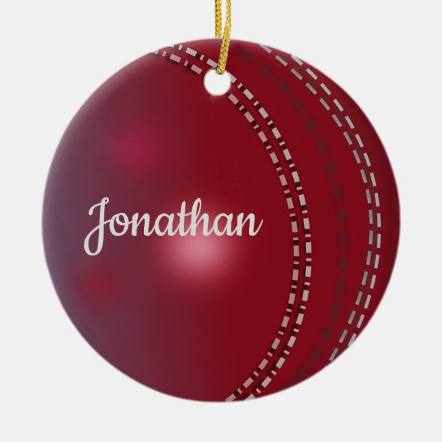 Cricket Boll Ornament (Framsidan)