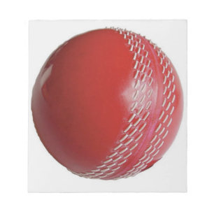 Cricket Boll Red anpassar sig efter ditt namn Anteckningsblock