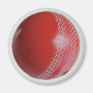 Cricket Boll Red anpassar sig efter ditt namn Magnet