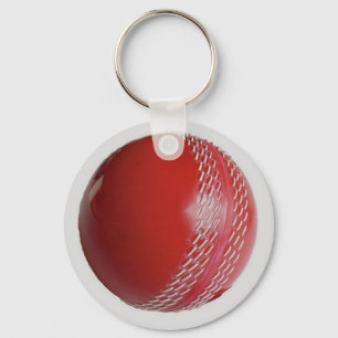 Cricket Boll Red anpassar sig med ditt namn Nyckelring