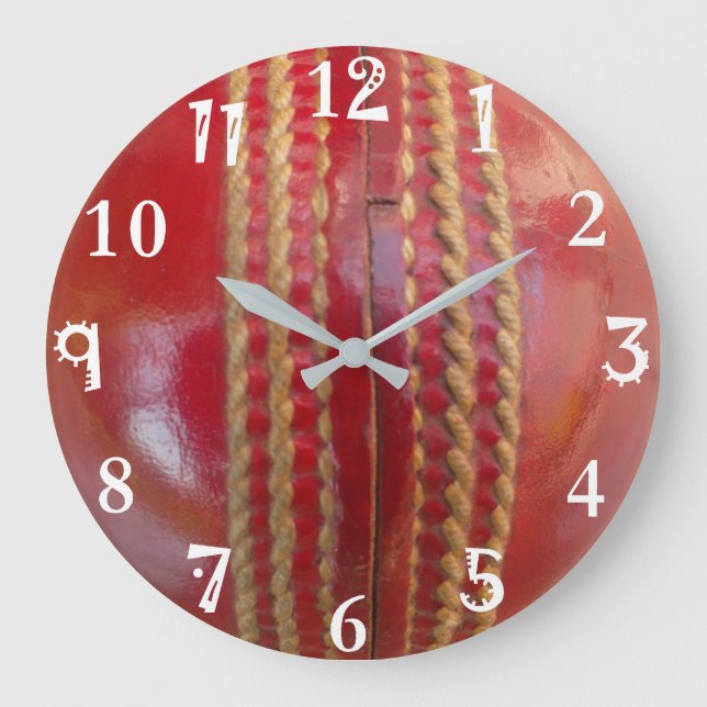 Cricket Boll Round Clock Stor Klocka (Framsida)