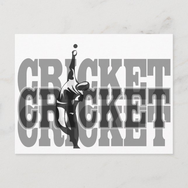 Cricket Bowlareare Vykort (Framsida)