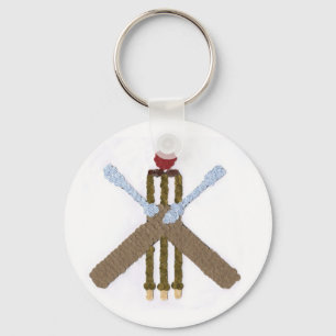 Cricket Button-Nyckelring Nyckelring