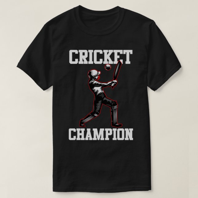 Cricket Champion2 T Shirt (Design framsida)