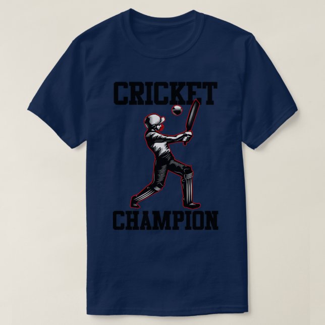 Cricket Champion3 T Shirt (Design framsida)
