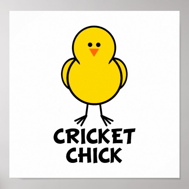 Cricket Chick Poster (Framsidan)