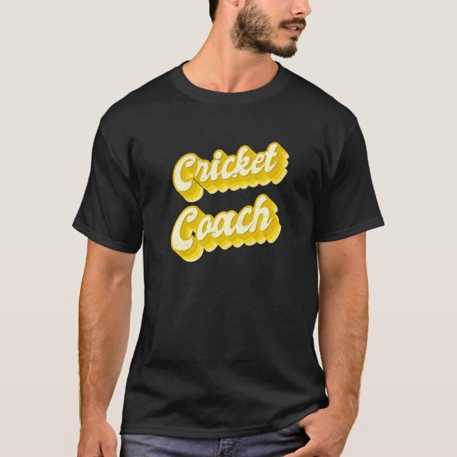 Cricket Coach 8 T Shirt (Framsida)