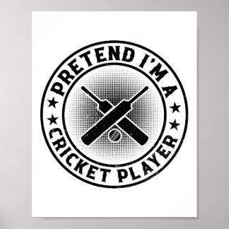 Cricket Cricket Game - Låt mig vara en cricketspel Poster