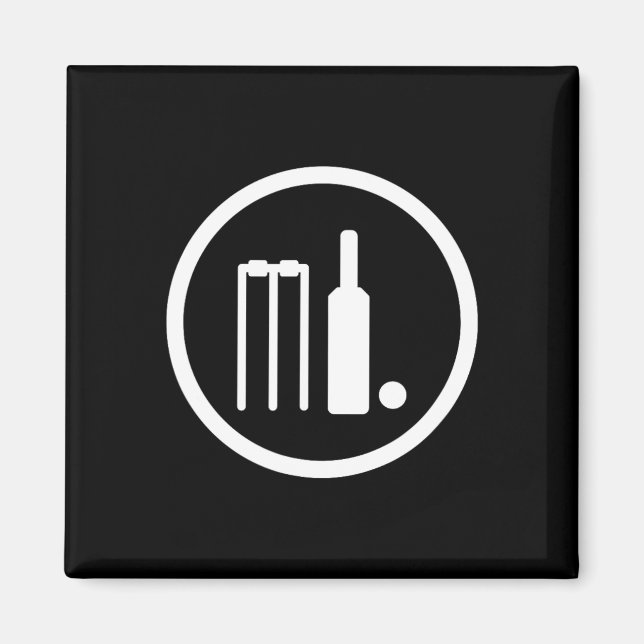 Cricket Cricketer Cricketers India Pakistan Englan Magnet (Framsidan)