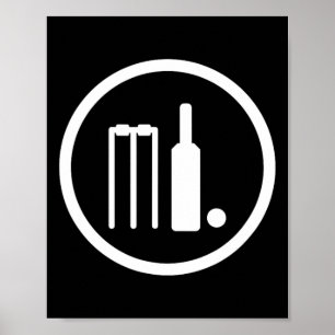 Cricket Cricketspelare Cricketspelare Indien Pakis Poster