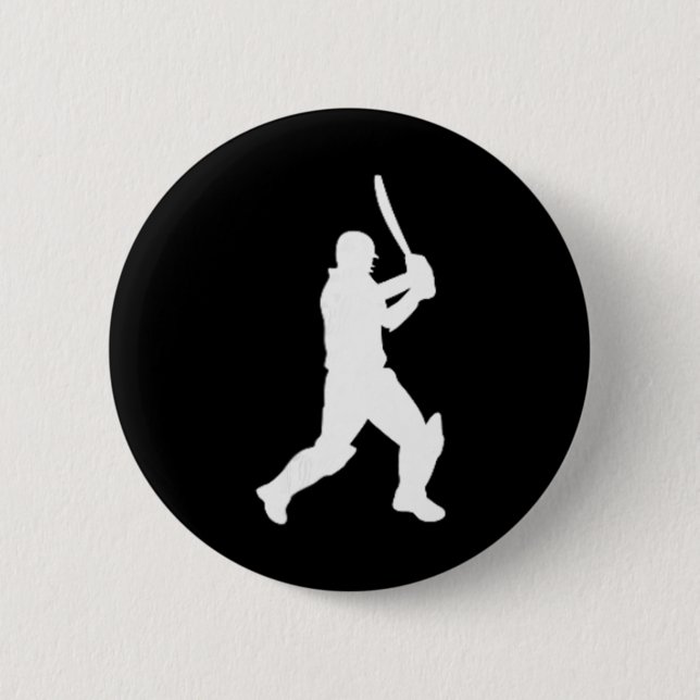 Cricket Cricketspelare Cricketspelare Tter T20 Tes Knapp (Framsida)