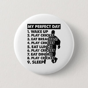 Cricket Dag Plan Cricket Spelare  Knapp